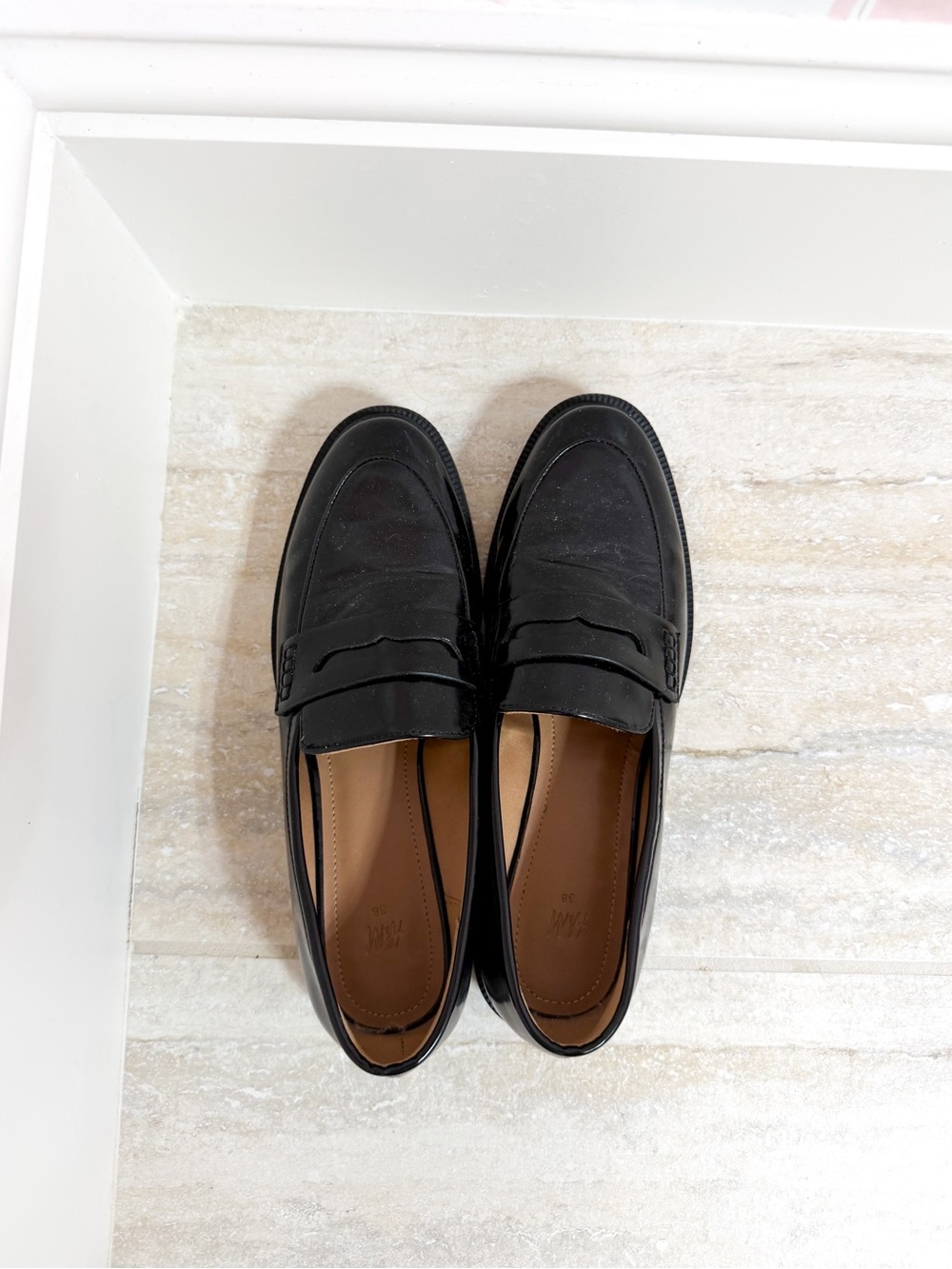 H&M Black Women's Penny Loafers
